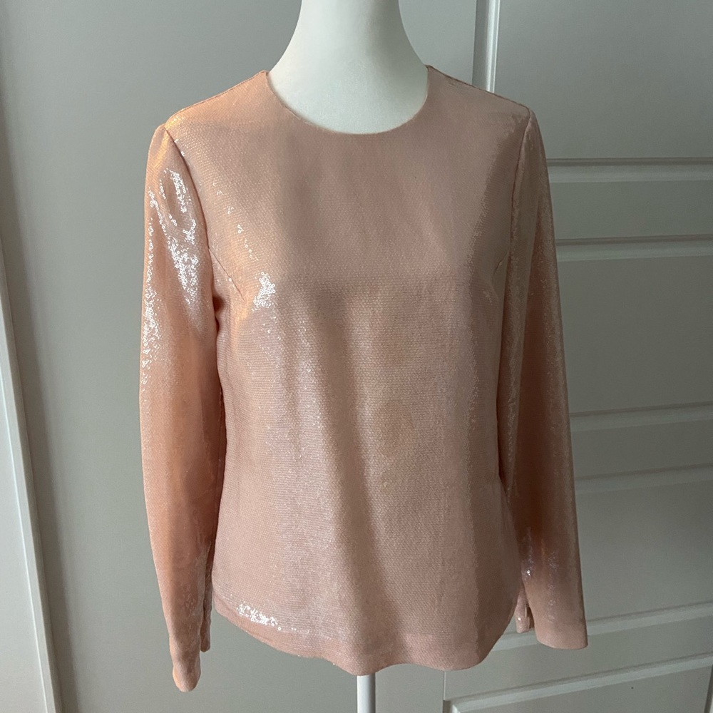 DVF Sequined Allover Top